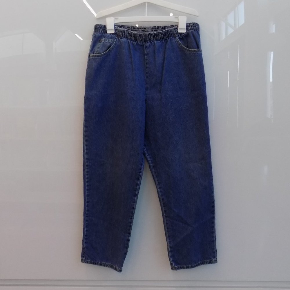 Woman's Elastic Waist Jeans 16P